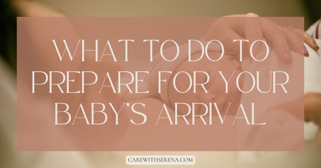 how to prepare for your baby