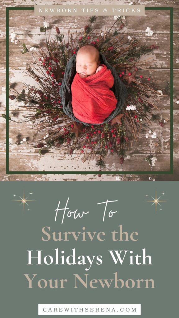 surviving the holiday season with a newborn