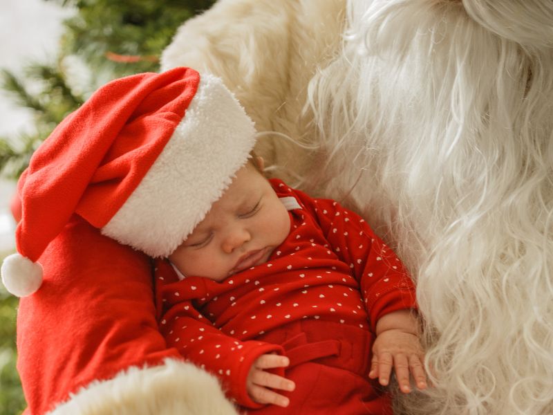 baby with santa