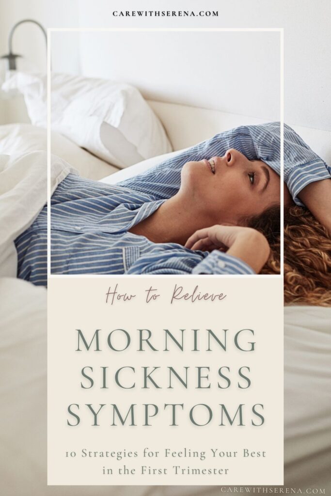 how to cope with morning sickness