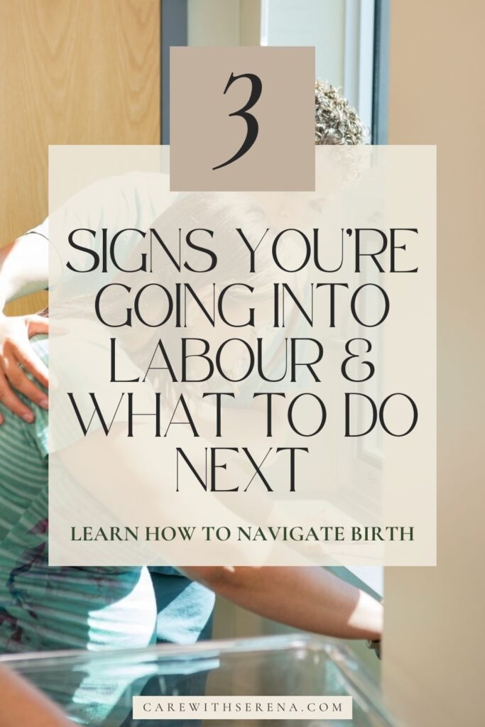 signs you're going into labour and what to do next