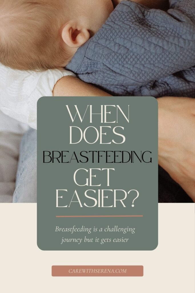 does breastfeeding get easier?