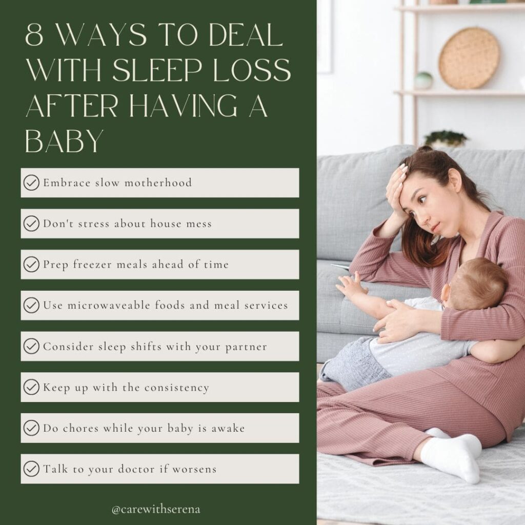 tips for dealing with sleep loss in new moms