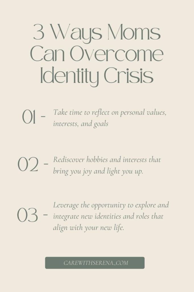 how moms can overcome identity crisis