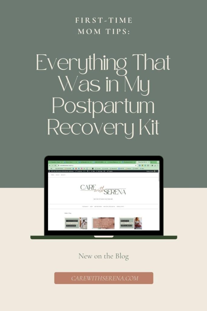 postpartum recovery kit