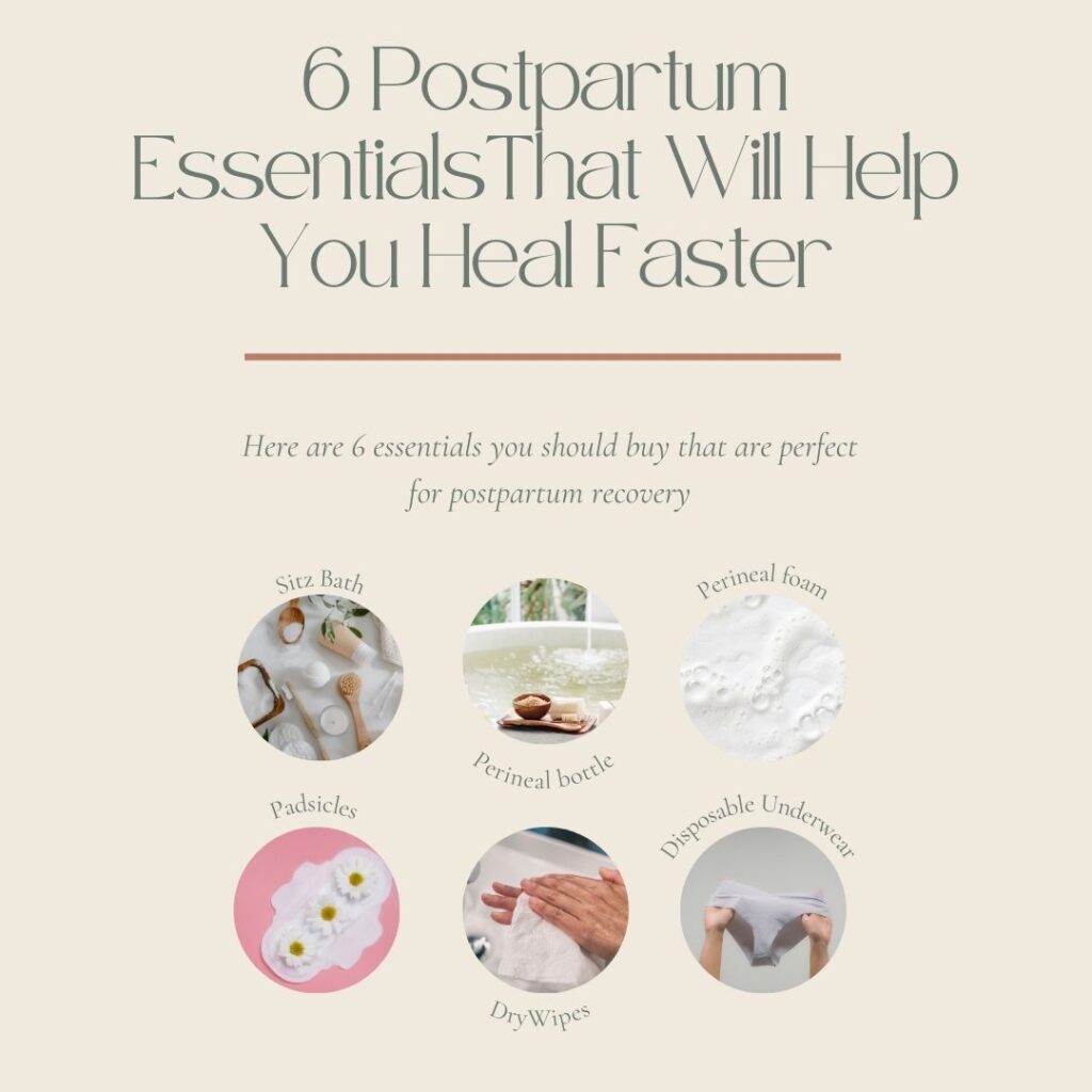 6 postpartum essentials