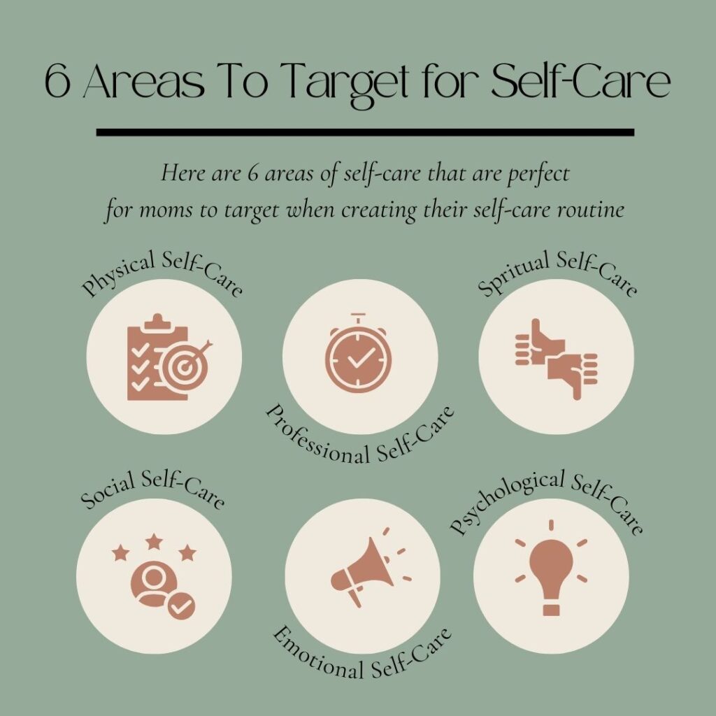 6 areas to target for self-care