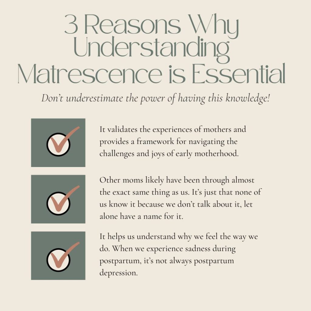 why understanding matrescence is essential