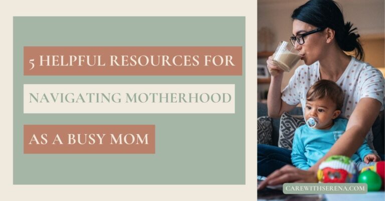 navigating motherhood as a busy mom