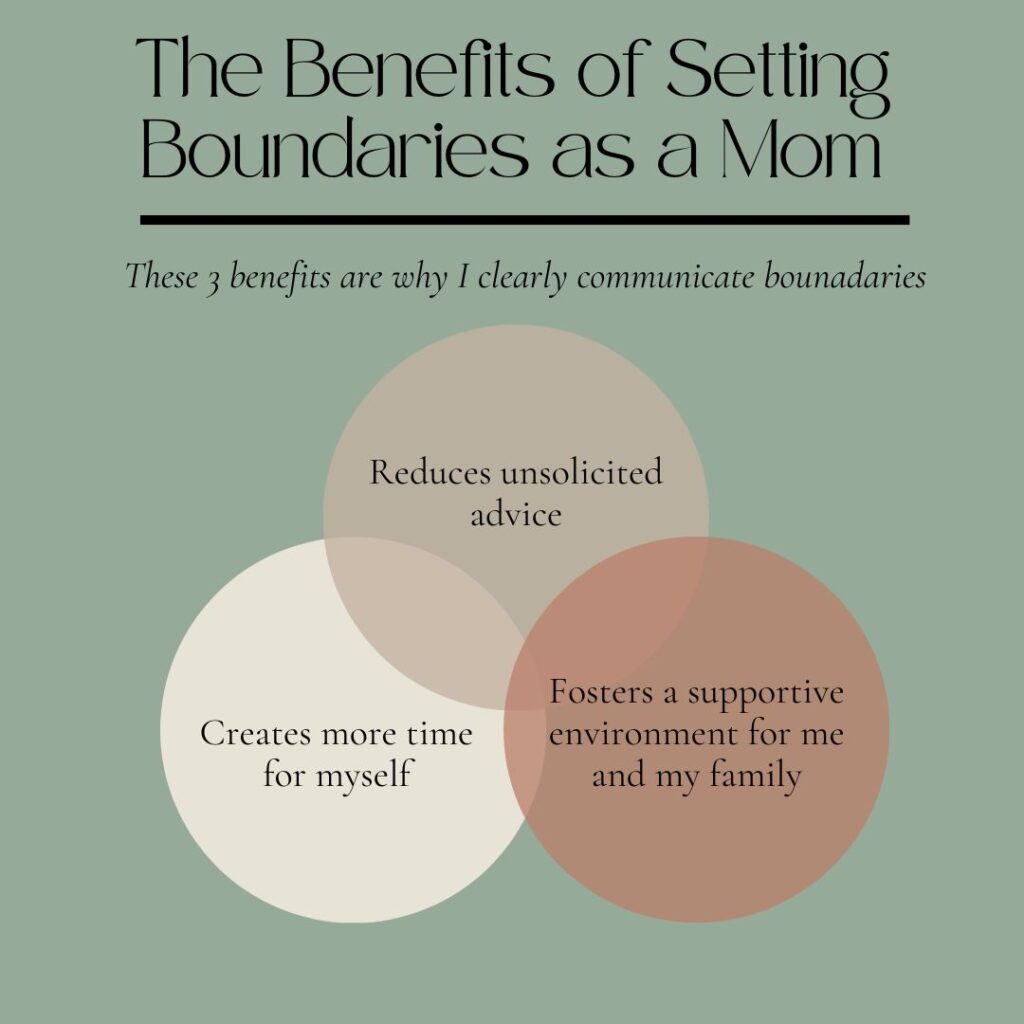 setting boundaries as a mom