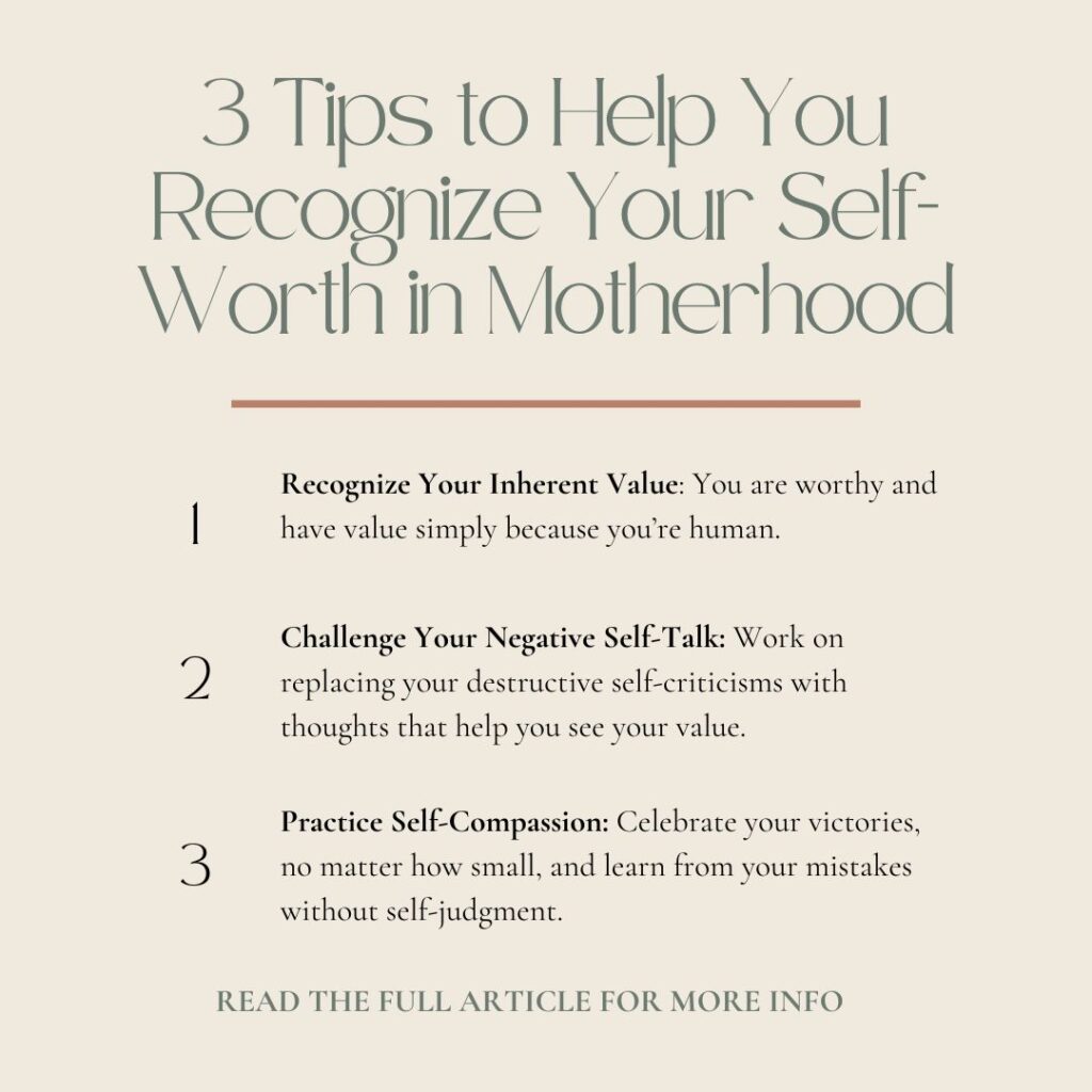 recognize your self-worth