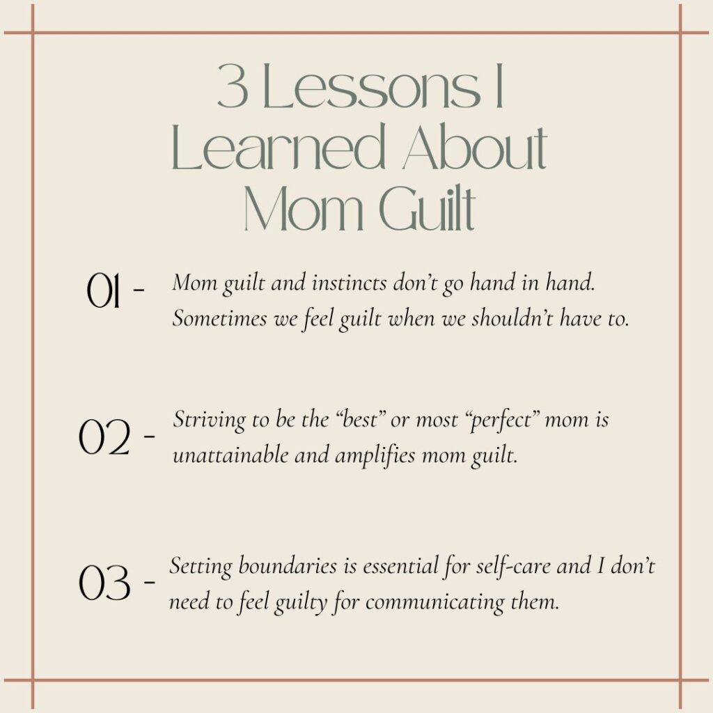 learning about mom guilt